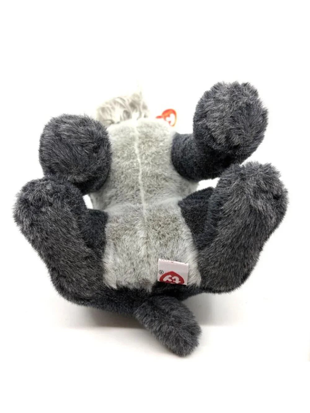 TY Max The Schnauzer Plush Dog 11” Gray White Retired 2000 w/ Original Tags
